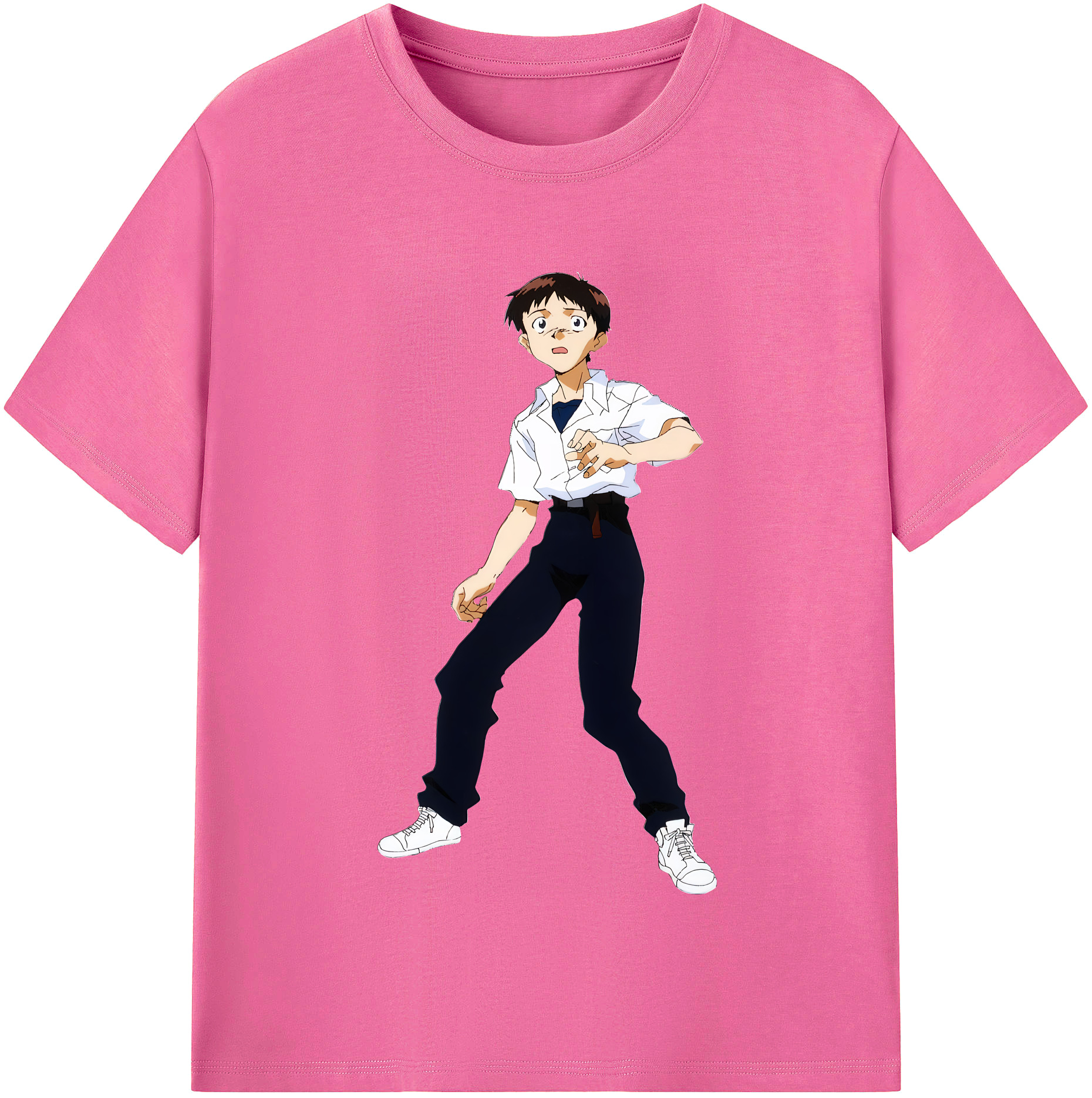 （画像用） EVA 新世紀エヴァンゲリオン レディースカジュアルプリントTシャツ（綿100％）